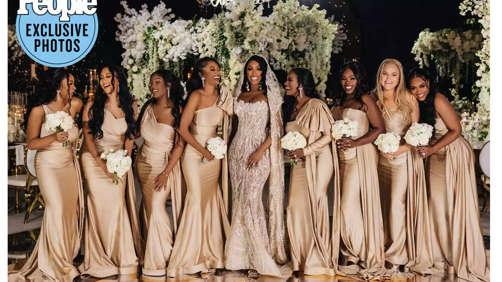 {FEATURED} Real Housewives of Atlanta star Porsha looks stunning along side her bridal ensemble.