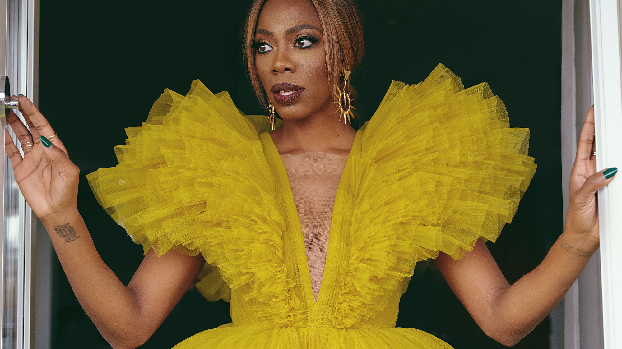 Yvonne Orji shines in Earring Envy as host of 2021 International Emmy Awards
