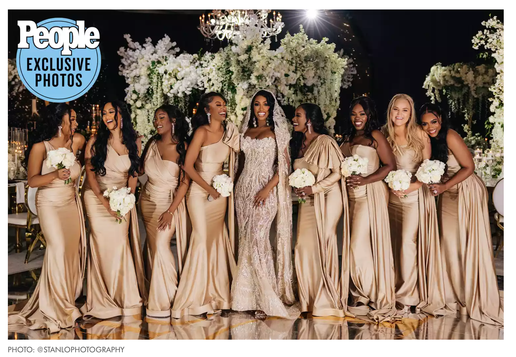 {FEATURED} Real Housewives of Atlanta star Porsha looks stunning along side her bridal ensemble.