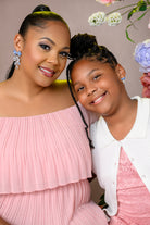 Statement jewelry Crystal Drop Earrings - Blue Silver Crystal Cluster Drop