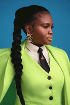 Savage Spike Crystal Statement Drop Earrings