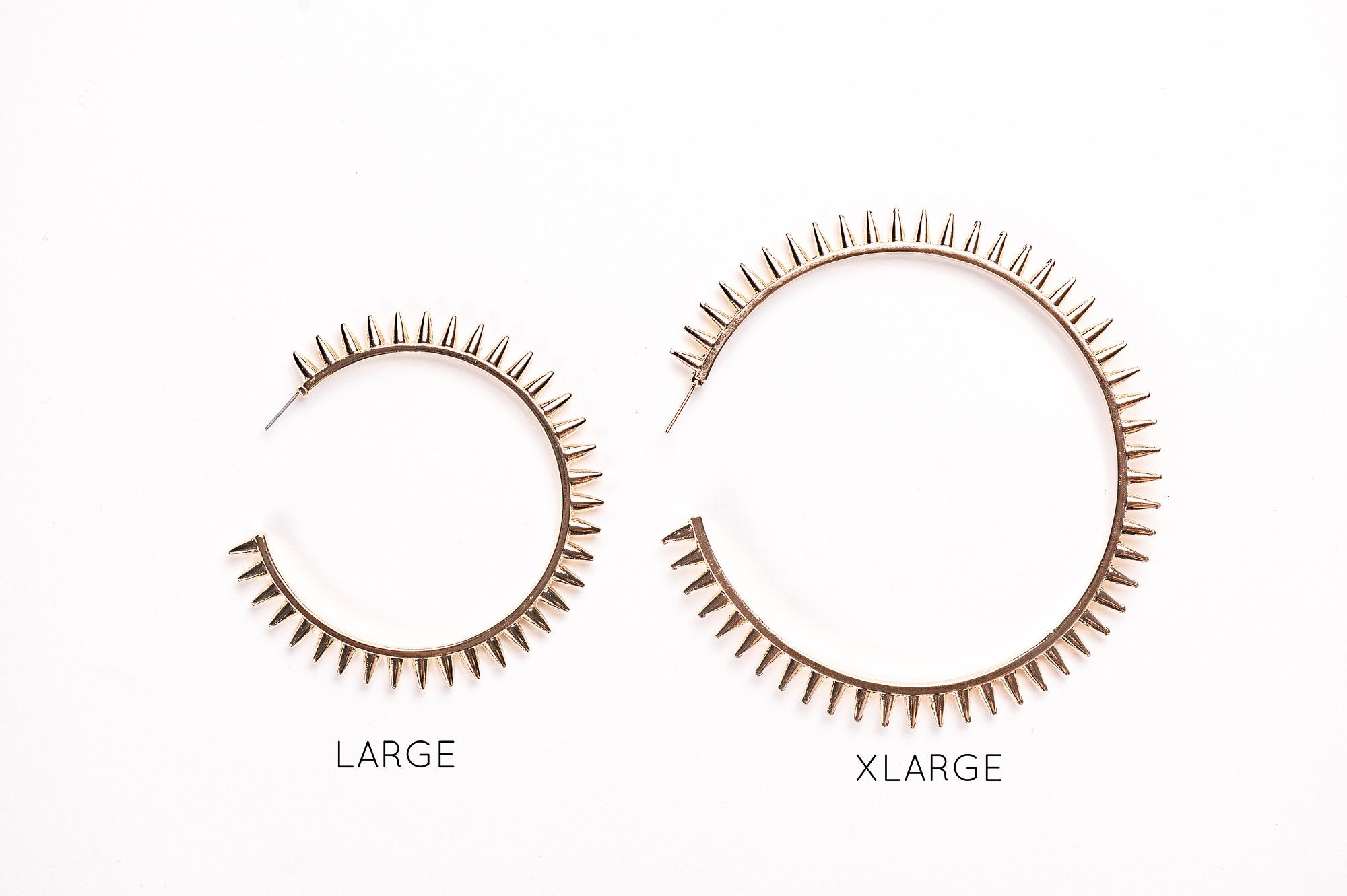 18k big gold hoop earrings